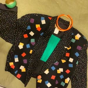 Cropped vintage structured jacket